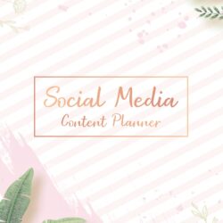 Social Media Content Planner: Marketing Guide for Beginners and Small Business