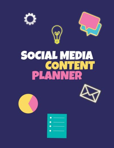 Social Media Content Planner: A Daily Organizer to manage your Social Networks. 150 pages. 8.5'' x 9'' inches.